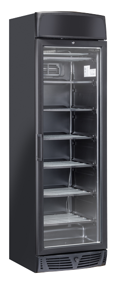 Displayfryseskab i sort, TNG 390CB - Coolhead