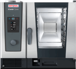 ÅRSLEJE AF Industriovn Rational Classic  6 stik. Udbetaling 12998 kr. / mdr. leje 1498 kr.