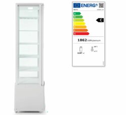 Kølemontre i hvid 270L, Hendi