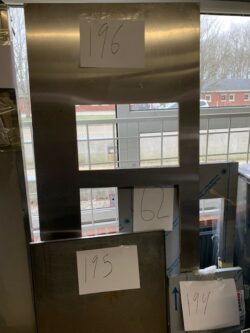 RESTSALG -  Bordplade med udskæring 2000x660 mm