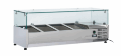 Køleopsats 120 cm m/ glastop til 1/3 gn, Coolhead