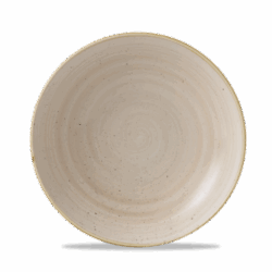 Tallerken dyb 24,8 cm, Stonecast Nutmeg Cream - Churchill