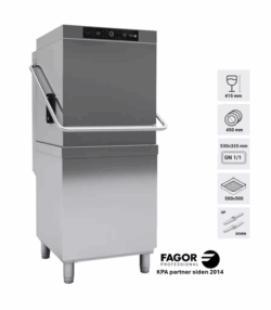 Hætteopvasker Fagor TOPMODEL Premium WHA-503D inkl. alle pumper