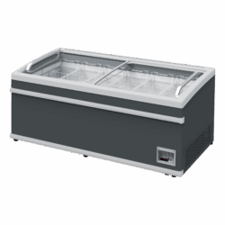 Kummefryser 900 liter i mørkegrå - Scandomestic