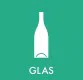 Piktogram ''Glas'' 10,5x10,5 cm, Minatol