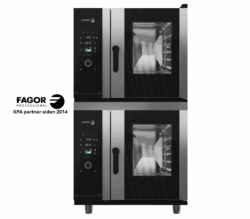 Ovnsæt 2x 6 stik Fagor, bestående af 2x CW-061-E R SW - CONCEPT OVNE MED SIMPEL BETJNING OG VASKESYSTEM