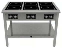 6 zoners kogebord, Range_BASIC (GLASKERAMISK) - Norqi MADE IN DENMARK
