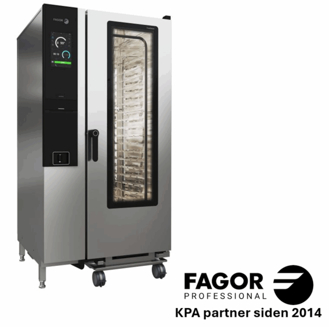 20 stik industriovn Touch Fagor AW-201 m/ dysedamp