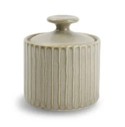 Aurora Sage Green sukkerskål 10 cl, Fine Dining