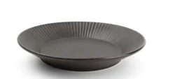 Aurora Black dyb tallerken Ø24 cm, Fine Dining
