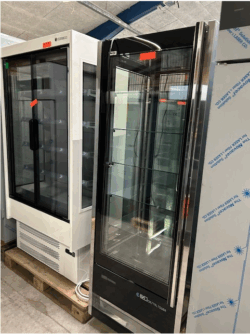 Frysemontre fra vibocold med glas på 4 sider, ny fra udstilling - nypris 60.000kr