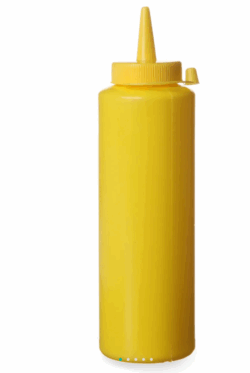 Plastik flaske gul, 0,2L