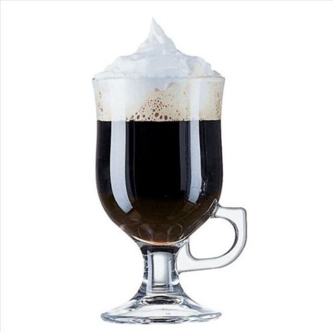 Irish coffee glas m/hank 24 cl m/6 stk
