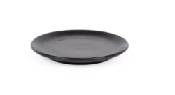 Flad tallerken Ø27 cm i sort, Clay