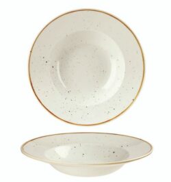 Stonecast Barley White pastatallerken 28 cm, Churchill