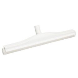 Gulvskraber, Vikan, 40x11x7,5cm, hvid, cellegummi/PP, 40 cm, med drejeled og dobbeltblad