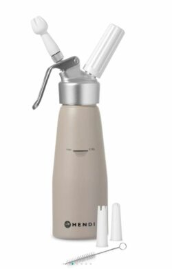 Flødeskumssifon 0,5L i taupe, Hendi