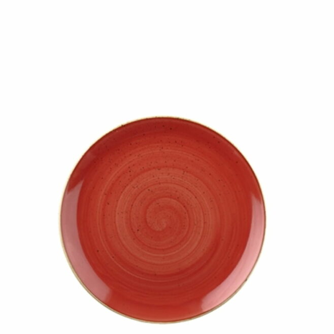 Stonecast Berry Red flad tallerken 21,7 cm, Churchill