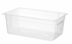 Gastrobakke i frosted plast 1/1 65 mm