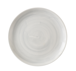 Stonecast Canvas Grey flad tallerken 26 cm, Churchill