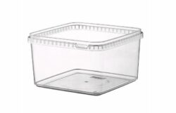 Plastbøtte firkantet fryseegnet, 3000 u/låg