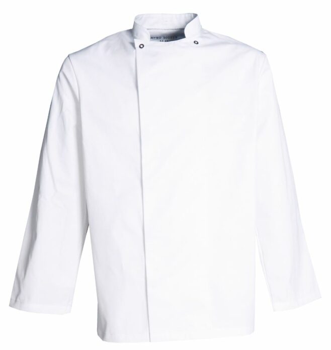 Take Away unisex kokkejakke m/lange ærmer i hvid, str. M, Nybo