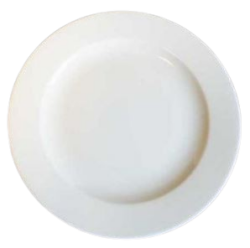 Amalie flad tallerken 24 cm, bred fane