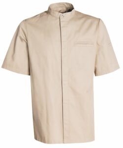 New Nordic kokkejakke m/kortærmer i khaki str. XL, Nybo