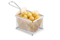 Friturekurv til servering 10x8x(h)7,5 cm, Hendi