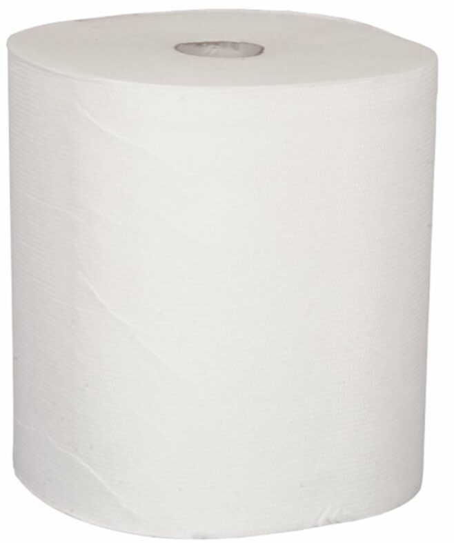 Håndklæderulle mini (2 lags) 153m x 20 cm Ø18 cm svanemærket (1 rulle), Abena