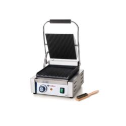 Klemgrill single rillet top og bund, Hendi