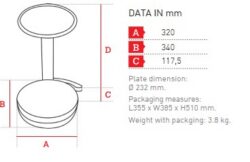 Vægt med display 15 kg / 2 g interval, PB/50 Cely
