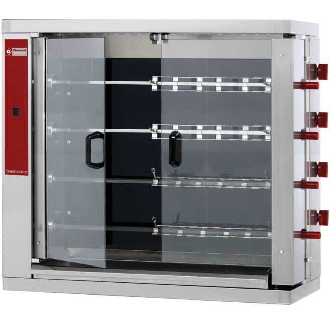 Kyllingegrill keramisk til el t/24 kyllinger, Diamond