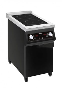 Induktionskogebord model Nikos 2x 5 kw zoner